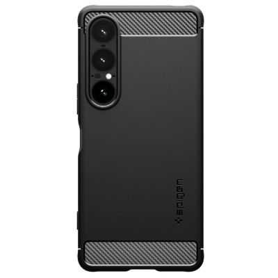 2. Etui Spigen Rugged Armor na Sony Xperia 1 VII - czarny mat