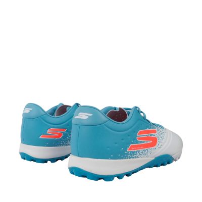 3. Buty piłkarskie Skechers Razor 1.5 Academy TF niebiesko-białe 252016 WTQP