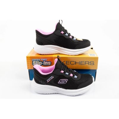 9. Skechers buty dziecięce sportowe Bounder Pro Slip-Ins wsuwane czarne