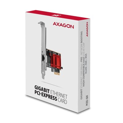 6. Axagon PCEE-GIX karta sieciowa Wewnętrzny Ethernet 1000 Mbit/s