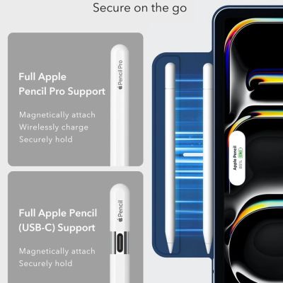 2. Etui ESR Rebound Magnetic na iPad Pro 11" 5 / 6 / 2024-2025 - granatowe