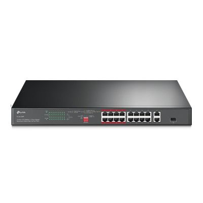 5. Switch TP-LINK TL-SL1218P 16-Port 10/100 Mbps + 2-Port Gigabit
