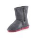 9. Buty zimowe BearPaw Emma Toddler Zipper Jr 608TZ-903 Charcoal Pomberry