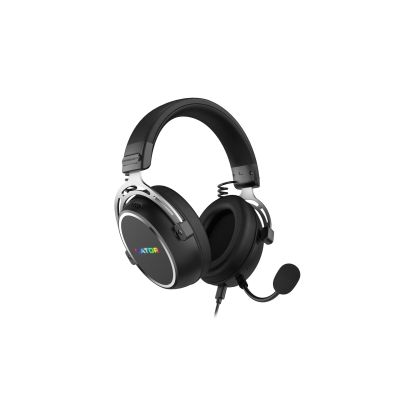 2. HATOR Hypergang 3 USB Zestaw słuchawkowy Przewodowy i Bezprzewodowy Opaska na głowę Gaming USB Type-C / USB Type-A Bluetooth Czarny