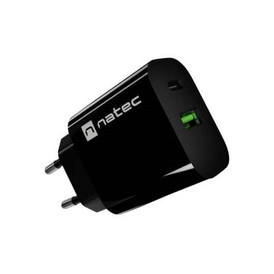 3. NATEC ŁADOWARKA SIECIOWA RIBERA 1X USB-A + 1X USB-