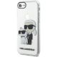 2. Etui Karl Lagerfeld Glitter Karl&Choupette na iPhone 7 / 8 / SE 2020 / SE 2022 - przezroczyste