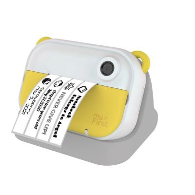 2. Aparat natychmiastowy myFirst Camera Insta Wi dla dzieci z drukarką i możliwością drukowania etykiet, ekranem 2.4" IPS, z podwójnym obiektywem 12 MP (yellow)