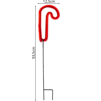 6. NEON LASKA ŚWIĄTECZNA 79 LED NA BATERIE 12,5x93,5CM LUCA