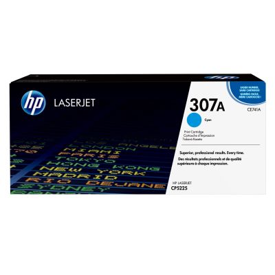 3. HP 307A oryginalny wkład z błękitnym tonerem LaserJet