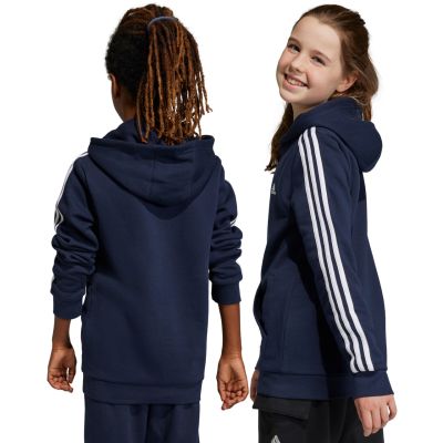 11. Bluza adidas Essentials 3-Stripes Fleece Full-Zip Hoodie Jr IC0600