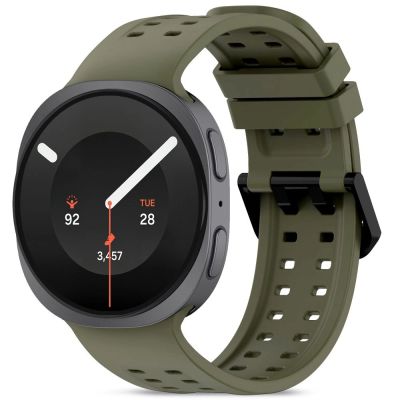 Pasek Tech-Protect Silicone Air na Samsung Galaxy Watch 40 / 44 / 46 mm - oliwkowy