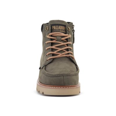 2. PALLADIUM TROOPERLITE GRIT ZIP OLIVE NIGHT 04985-325