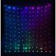 28. LAMPKI CHOINKOWE KURTYNA ŚWIETLNA ZEW/WEW 120 LED 300X60CM Z PILOTEM RGB KOLOR