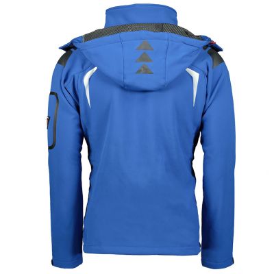 2. Kurtka sportowa męska Geographical Norway Techno MEN 056 BS3 nieprzemakalna niebieska (WU1060H/GN)