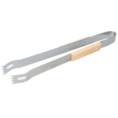 4. SZCZYPCE DO GRILLA Z DREWNIANĄ RĄCZKĄ
