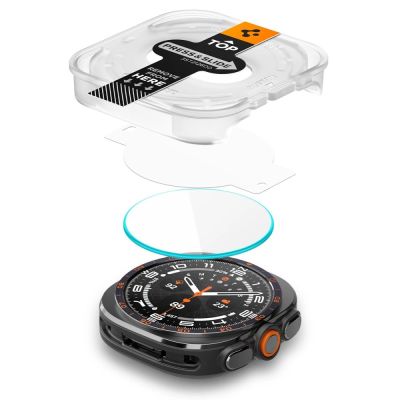 5. Szkło hartowane Spigen Glas.TR EZ Fit AC 2-Pack na Samsung Galaxy Watch Ultra 47 mm