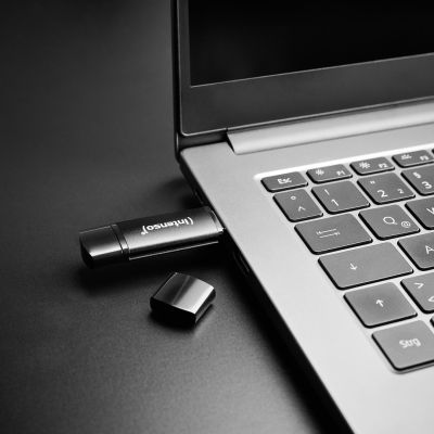 5. Intenso 3544492 pamięć USB 256 GB USB Type-A / USB Type-C 3.2 Gen 1 (3.1 Gen 1) Czarny