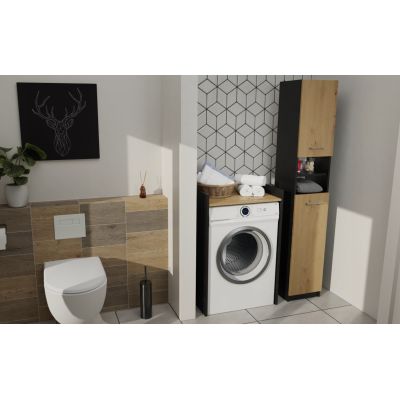 8. SZAFKA NA PRALKE POLA NP ANTRACYT/ARTISAN