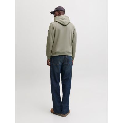 2. Jack&Jones męska bluza z kapturem JJCLEVELAND SWEAT HOOD SN 12298441 VETIVER