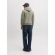 2. Jack&Jones męska bluza z kapturem JJCLEVELAND SWEAT HOOD SN 12298441 VETIVER