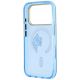 7. Etui Karl Lagerfeld Peekaboo Logo MagSafe na iPhone 18 Pro / 17 Pro - jasnoniebieskie