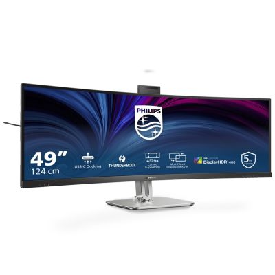 16. Philips 49B2U6903CH/00 monitor komputerowy 124,5 cm (49") 5120 x 1440 px Dual QHD LCD Szary