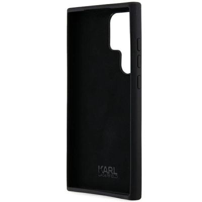 7. Etui Karl Lagerfeld Silicone Ikonik Metal Pin na Samsung Galaxy S23 Ultra - czarne