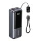3. GEMBIRD POWERBANK O POJEMNOŚCI 10000MAH, WYŚWIETLACZ LCD, SZYBKIE ŁADOWANIE 20W, KOLOR SZARY