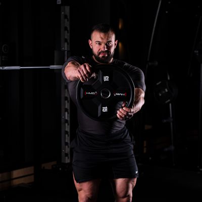 2. TPC15 TALERZ OLIMPIJSKI POLIURETANOWY CPU 15 KG HMS