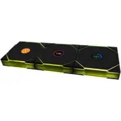 2. Lian Li UNI FAN TL Wireless LCD Lüfter, ARGB, PWM, 3er-Pack inkl. Controller - 120 mm, schwarz