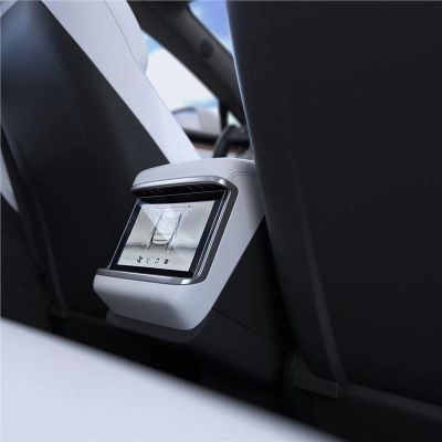 12. Szkło hartowane Spigen Glas.tR Slim na Tesla Model X 2022 / Model S 2021 - czarne