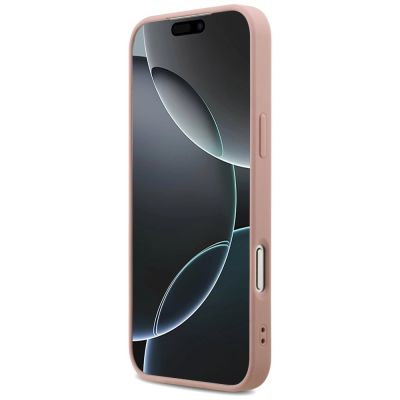 5. Etui Guess Fixed Glitter Big 4G na iPhone 17 Pro Max - różowe