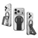 11. Etui AMAZINGTHING Titan Pro Lens Stand Set na iPhone 18 Pro z uchwytem magnetycznym i podstawką kompatybilne z MagSafe - przezroczyste