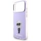 6. Etui Karl Lagerfeld IML Aquarelle Karl & Choupette & Logo MagSafe na iPhone 17 Pro Max - fioletowe