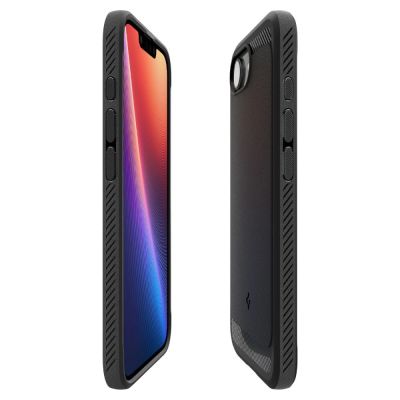 6. Etui Spigen Rugged Armor MagSafe na iPhone 16e / 17e- czarne