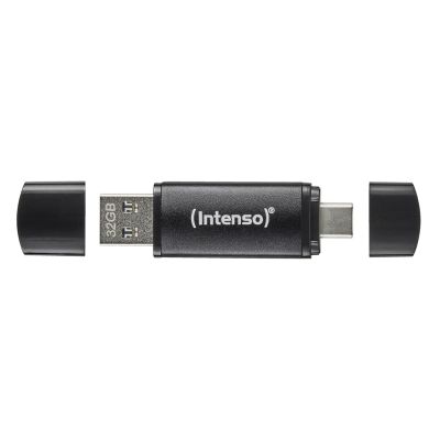 3. Intenso 3544492 pamięć USB 256 GB USB Type-A / USB Type-C 3.2 Gen 1 (3.1 Gen 1) Czarny