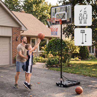2. Kosz do koszykówki wolnostojący Meteor Denver 108-210 cm