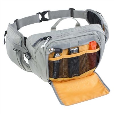 3. EVOC Hip Pack saszetka Siatka, Nylon, Ripstop Szary