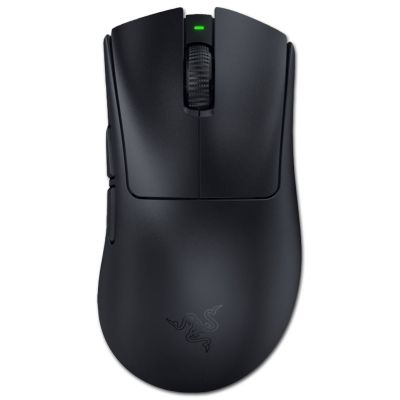 9. Razer DeathAdder V4 Pro myszka Gaming Po prawej stronie RF Wireless + USB Type-A Optyczny 45000 DPI