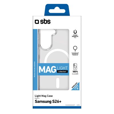 2. Etui SBS Light Mag na Samsung Galaxy S26 Plus kompatybilne z MagSafe - przezroczyste
