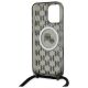 6. Etui Karl Lagerfeld IML Crossbody Monogram Karl & Choupette Head MagSafe na iPhone 16 Pro Max - czarne