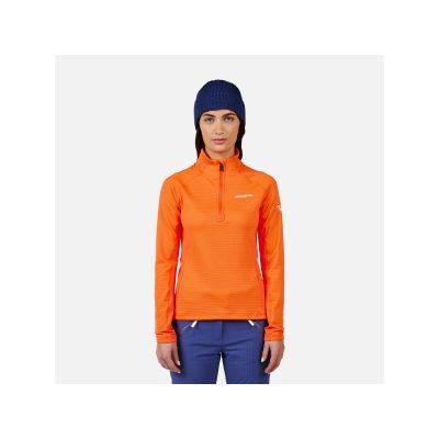 Bluza damska ROSSIGNOL W Blackside Mix HZ Fleece pomarańczowa
