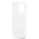 7. Etui DKNY IML Checkered Mono Pattern & Printed Stripes MagSafe na iPhone 13 Pro / 13 - różowe