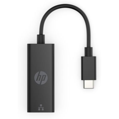 5. Przejściówka HP USB-C to RJ45 Adapter G2 czarna 4Z534AA
