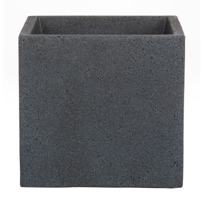 2. Scheurich C-Cube 240 Zewnętrzna Sadzarka w doniczce Wolnostojący Plastik Czarny