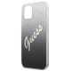 6. Etui Guess Glitter Gradient Script na iPhone 12 mini - czarne