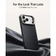 2. Etui ESR Leather Kickstand MagSafe na iPhone 18 Pro / 17 Pro - czarne