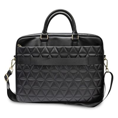3. Torba Guess Quilted na laptopa 16" - czarna