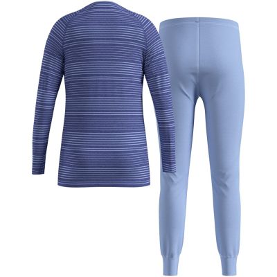 2. Bielizna termoaktywna - zestaw Odlo Set long ACTIVE WARM SET roz. 128cm Granatowa