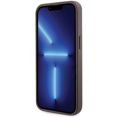 5. Etui Guess Crossbody 4G Metal Logo na iPhone 13 Pro / iPhone 13 - brązowe